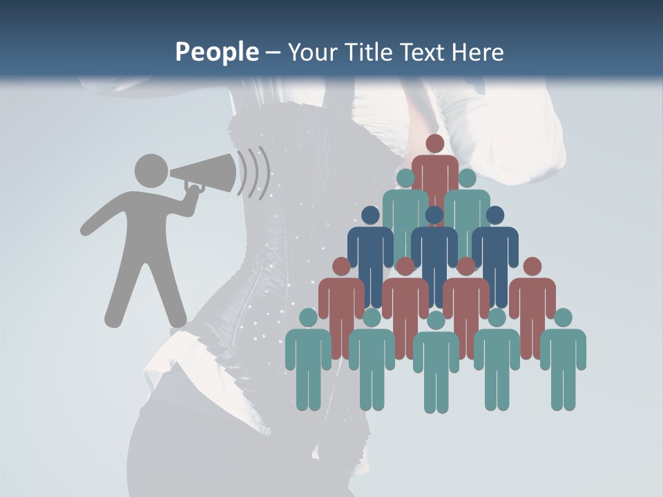 Human Conference Toon PowerPoint Template