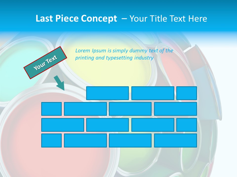 Low Object Stream PowerPoint Template