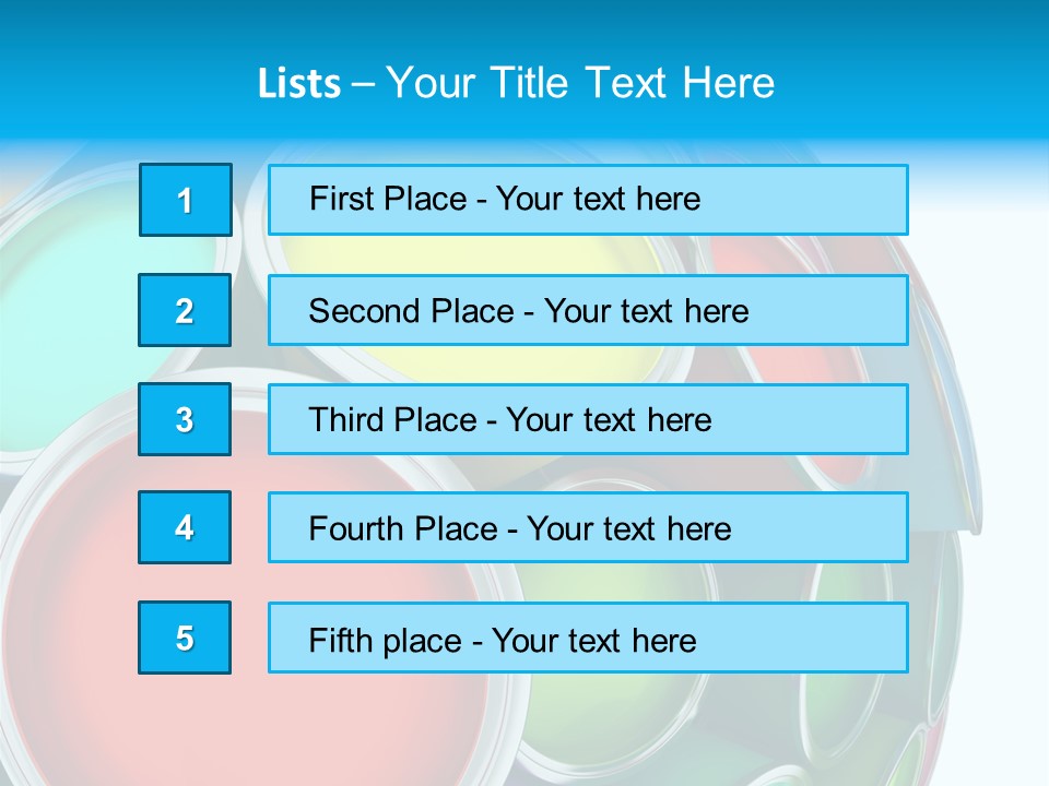 Low Object Stream PowerPoint Template