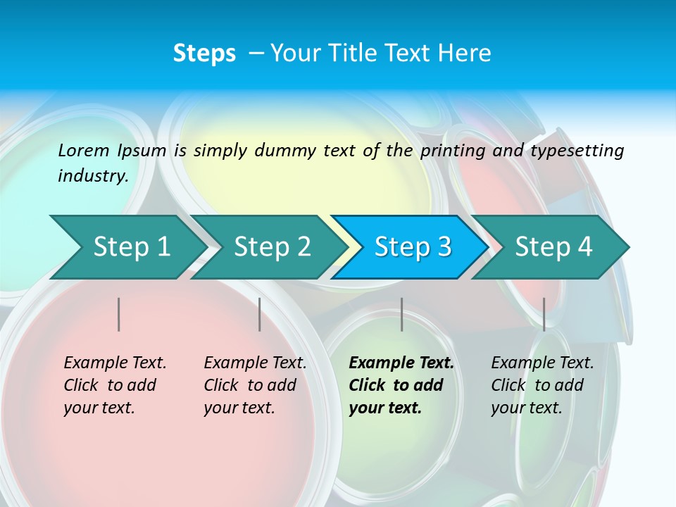 Low Object Stream PowerPoint Template