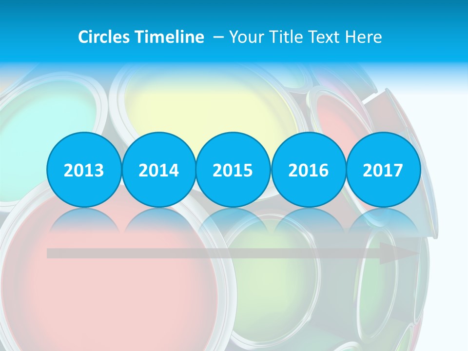 Low Object Stream PowerPoint Template