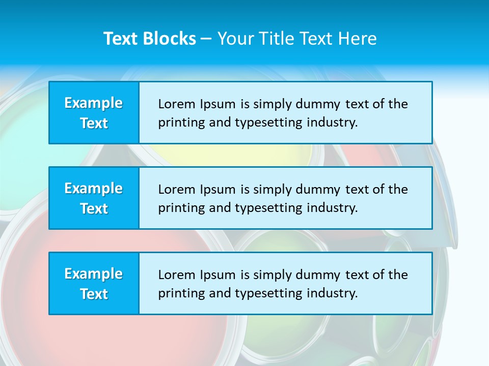 Low Object Stream PowerPoint Template