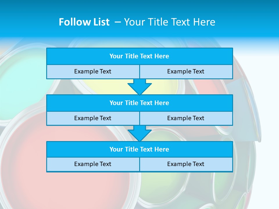 Low Object Stream PowerPoint Template