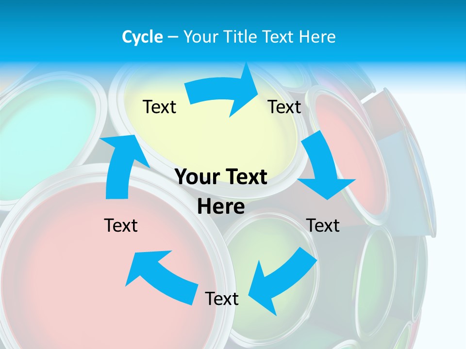 Low Object Stream PowerPoint Template