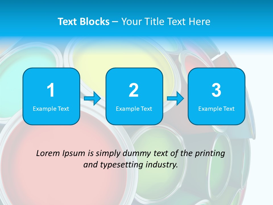 Low Object Stream PowerPoint Template