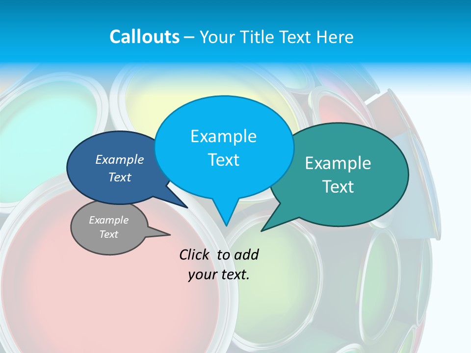 Low Object Stream PowerPoint Template