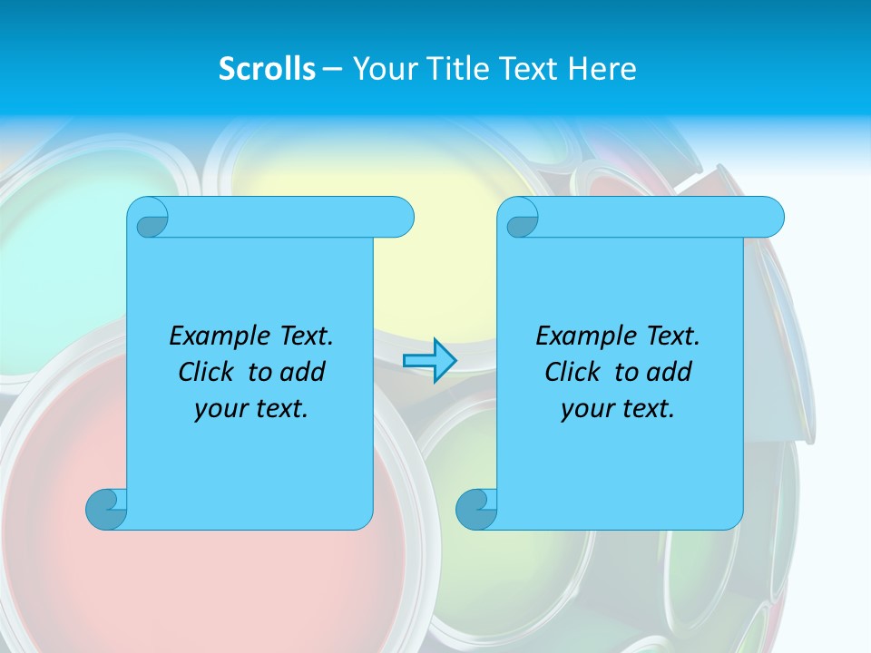 Low Object Stream PowerPoint Template