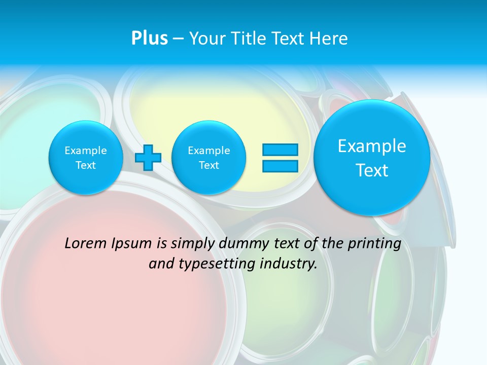 Low Object Stream PowerPoint Template