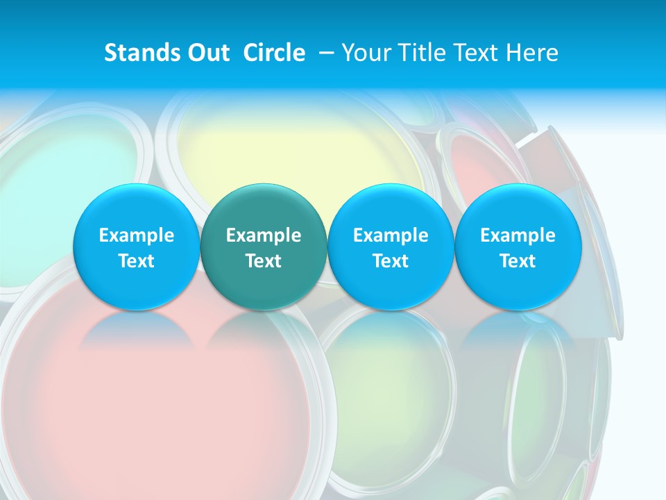 Low Object Stream PowerPoint Template