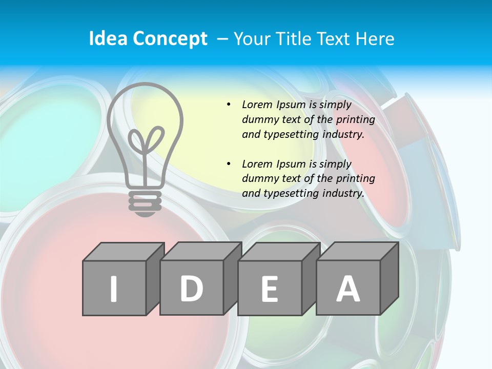 Low Object Stream PowerPoint Template
