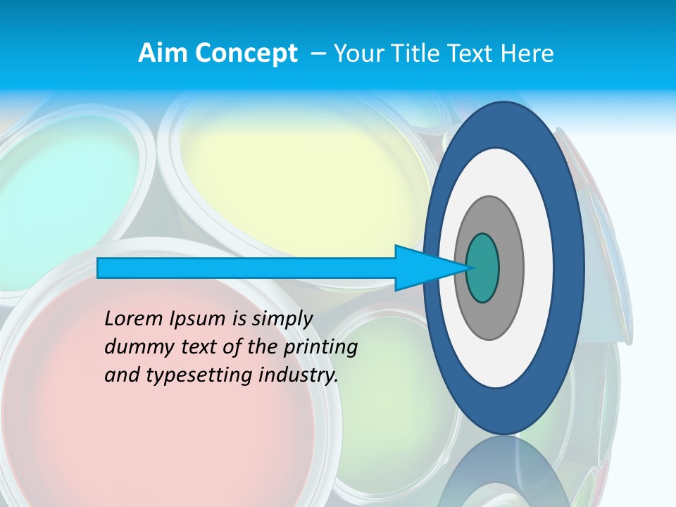 Low Object Stream PowerPoint Template