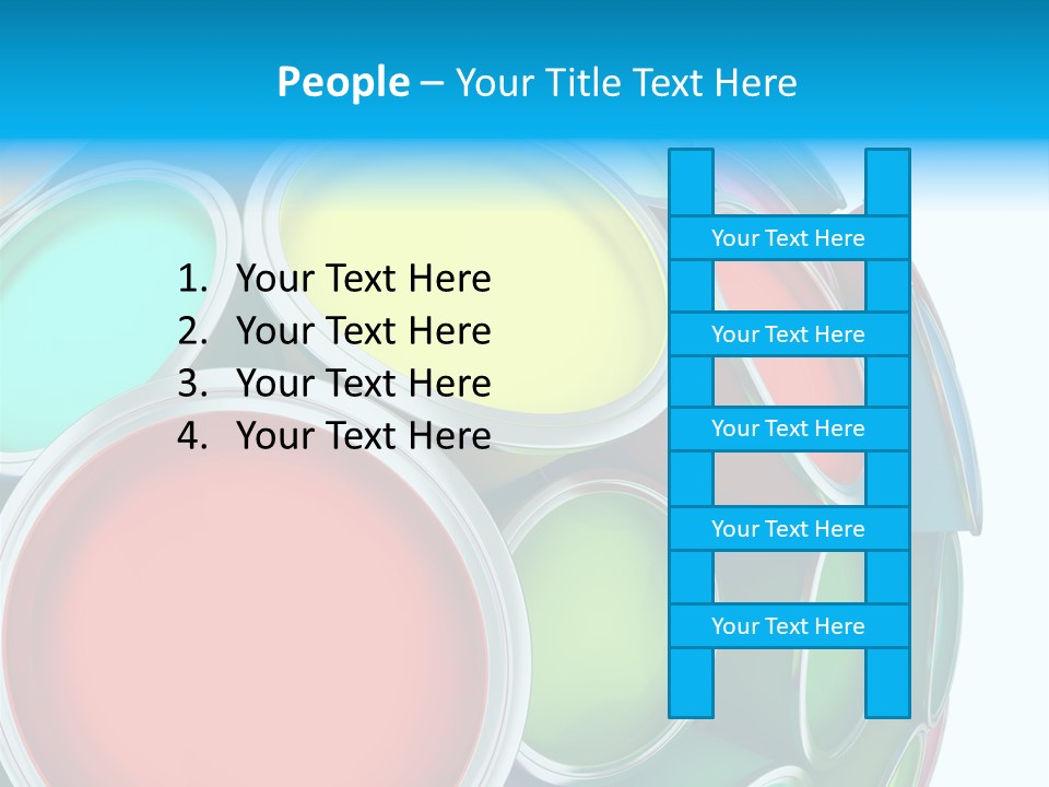 Low Object Stream PowerPoint Template