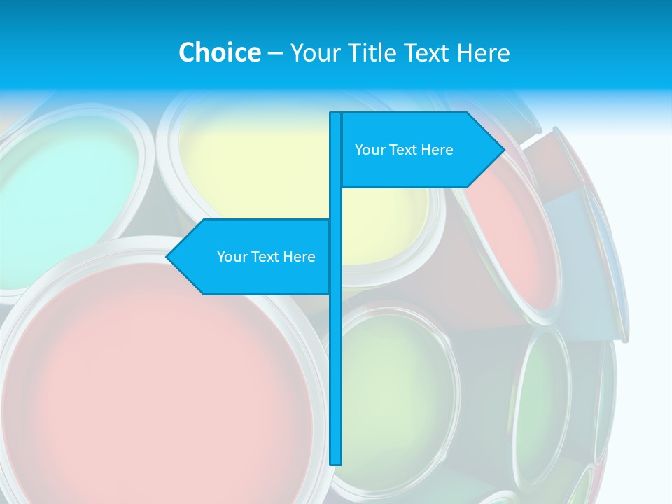 Low Object Stream PowerPoint Template