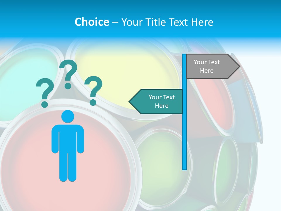 Low Object Stream PowerPoint Template