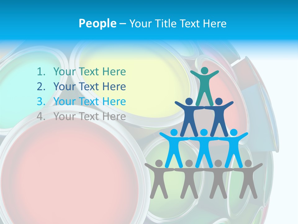 Low Object Stream PowerPoint Template