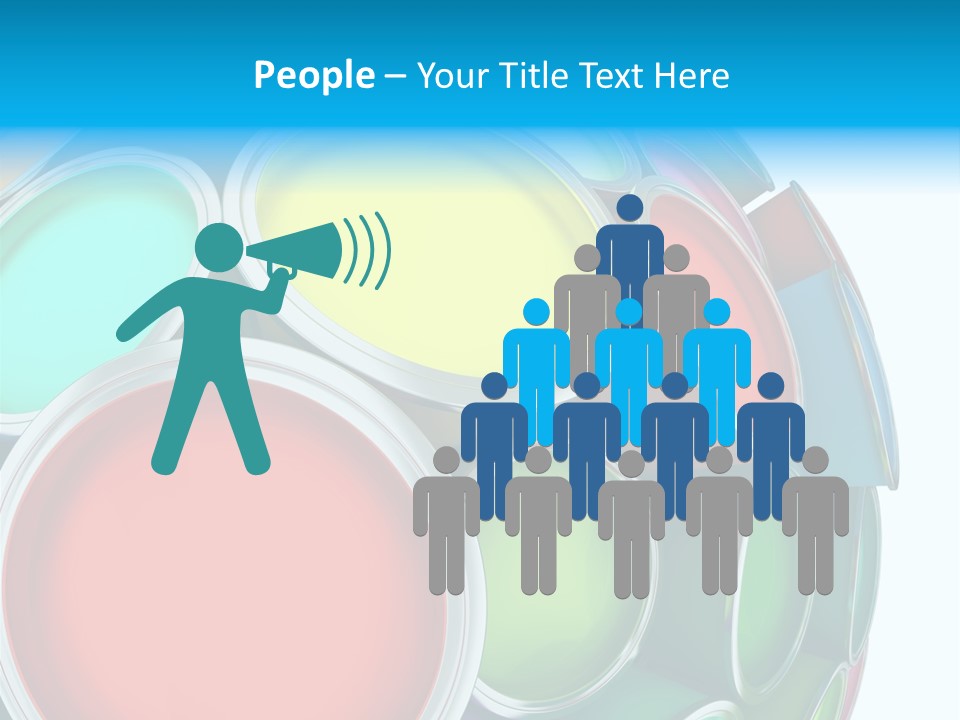 Low Object Stream PowerPoint Template