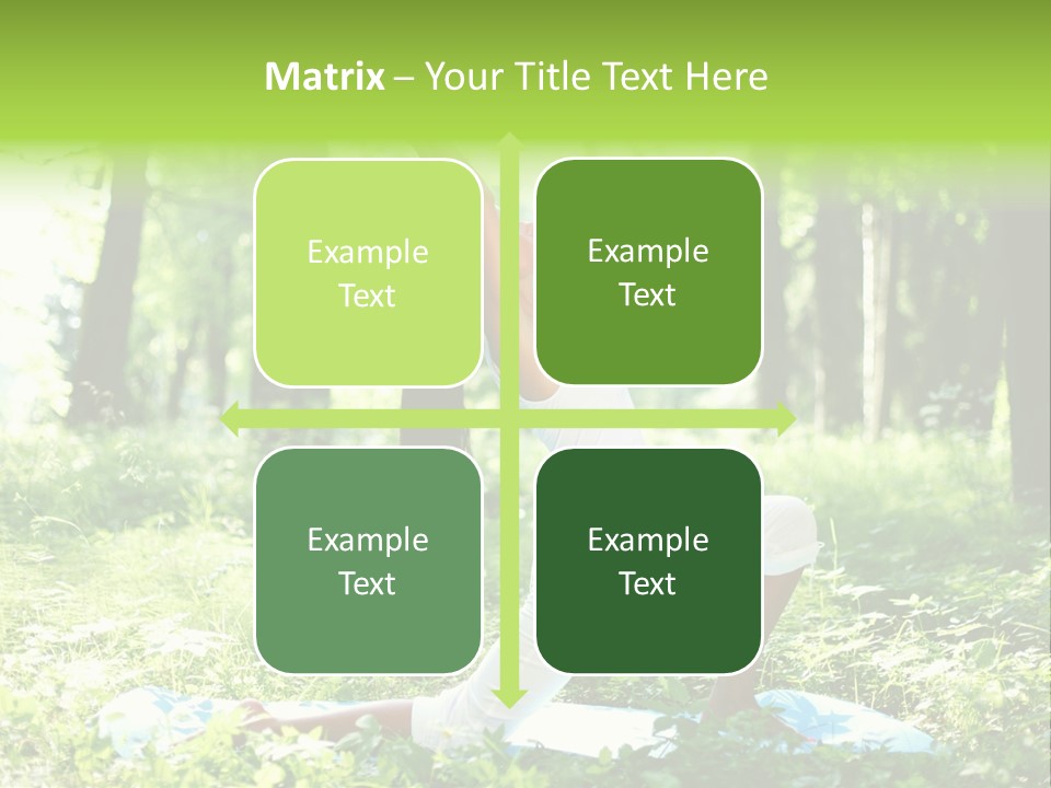 Yoga Trees Care PowerPoint Template