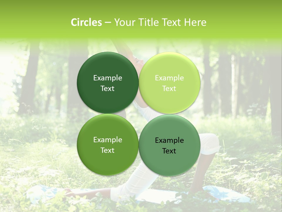 Yoga Trees Care PowerPoint Template