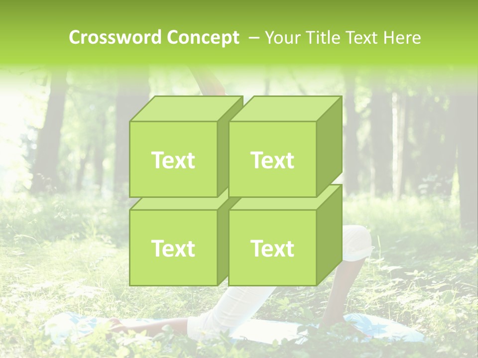 Yoga Trees Care PowerPoint Template