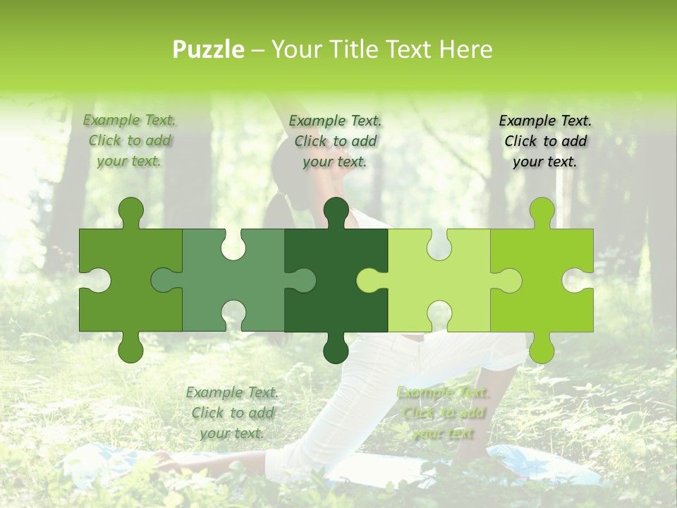 Yoga Trees Care PowerPoint Template