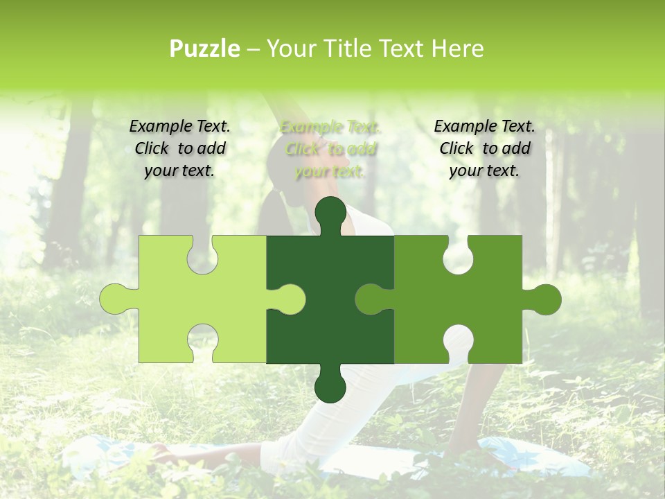 Yoga Trees Care PowerPoint Template