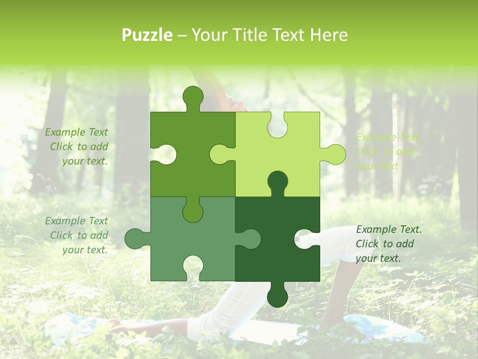 Yoga Trees Care PowerPoint Template