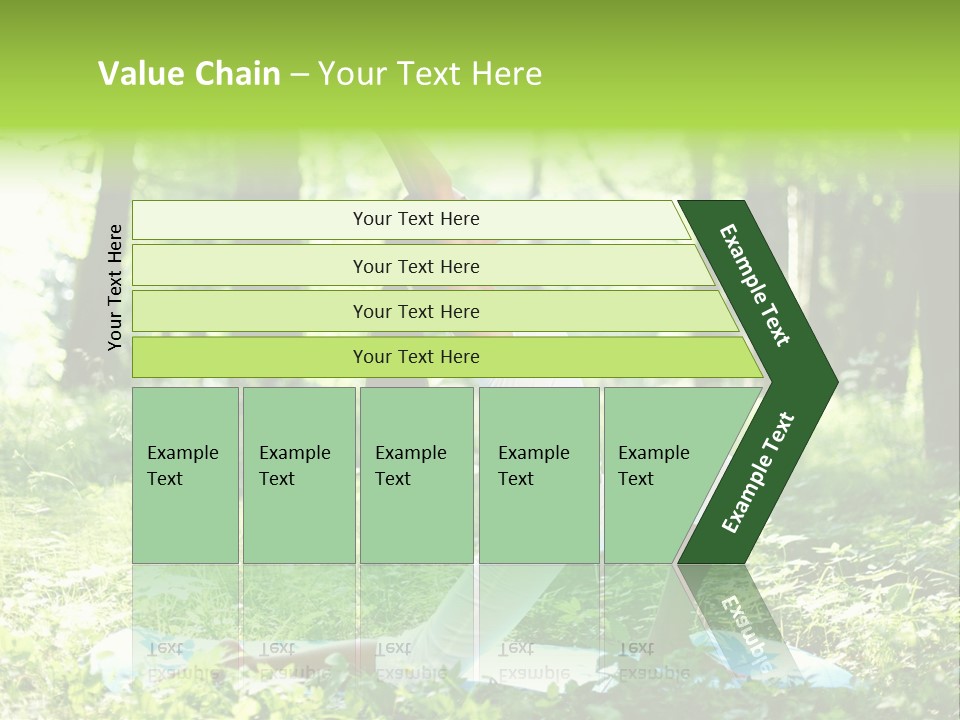 Yoga Trees Care PowerPoint Template