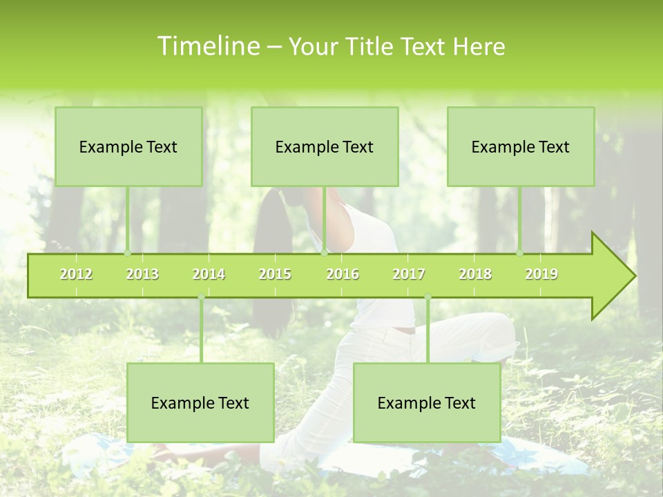 Yoga Trees Care PowerPoint Template