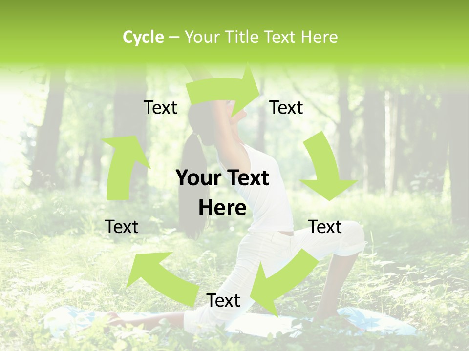 Yoga Trees Care PowerPoint Template