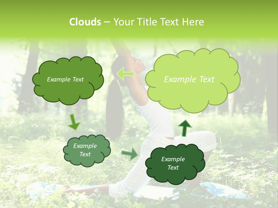 Yoga Trees Care PowerPoint Template