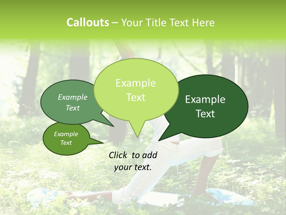 Yoga Trees Care PowerPoint Template