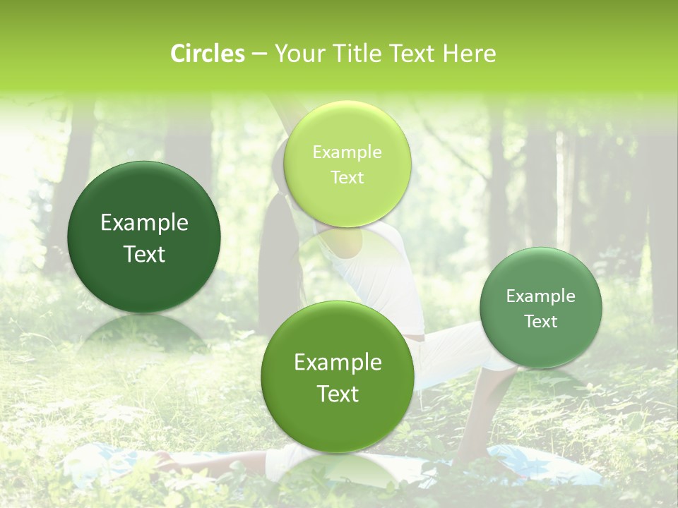 Yoga Trees Care PowerPoint Template