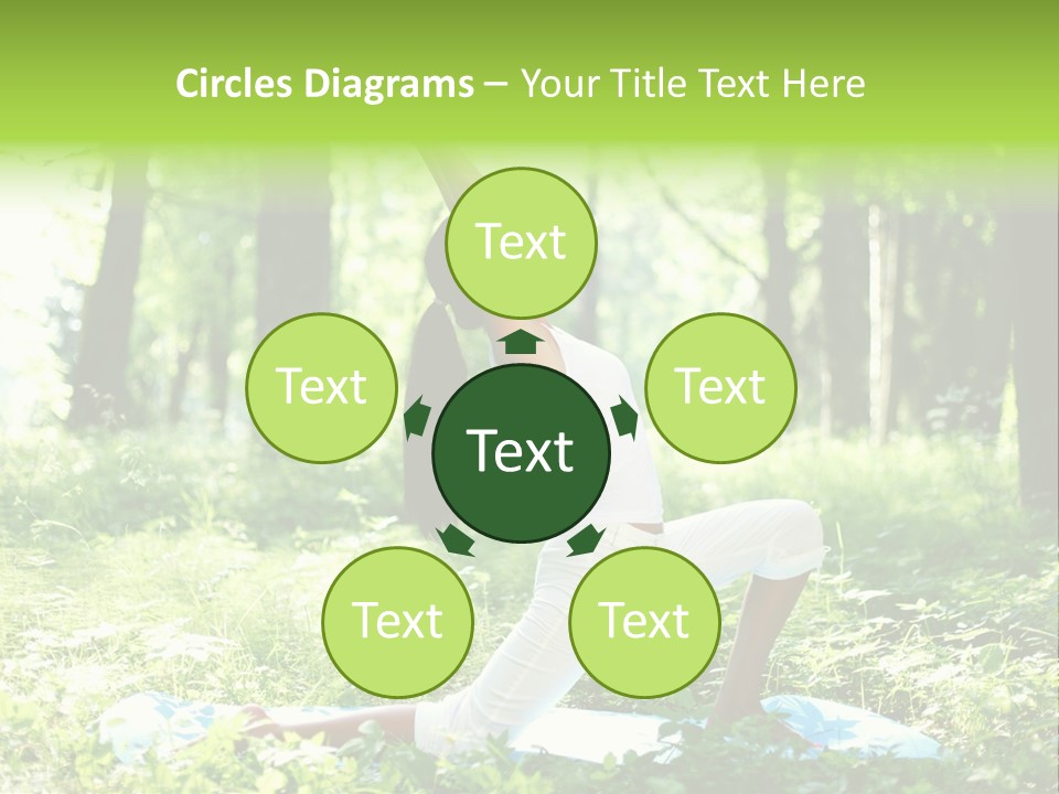 Yoga Trees Care PowerPoint Template