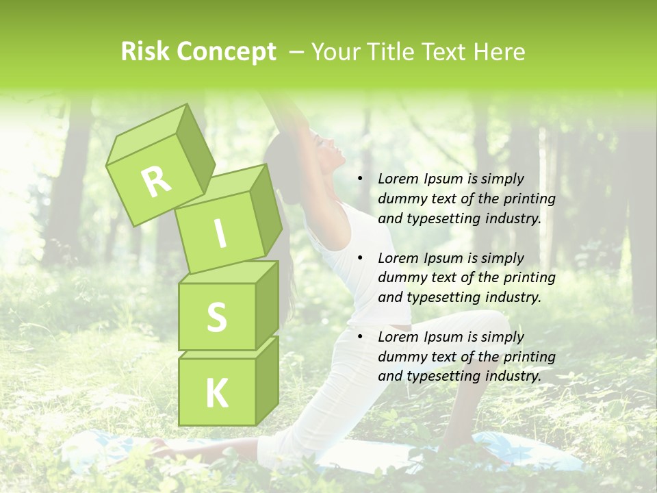 Yoga Trees Care PowerPoint Template