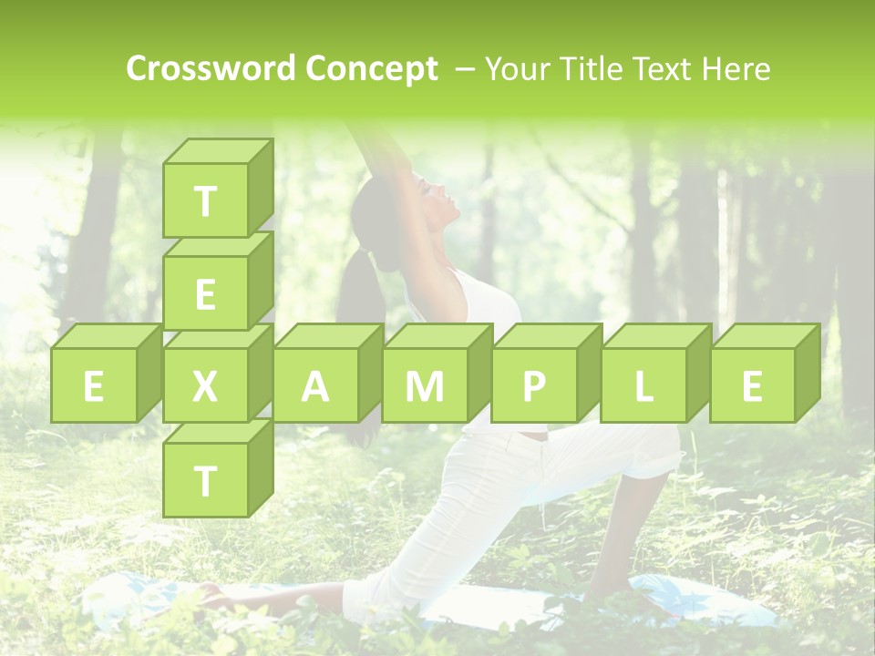 Yoga Trees Care PowerPoint Template