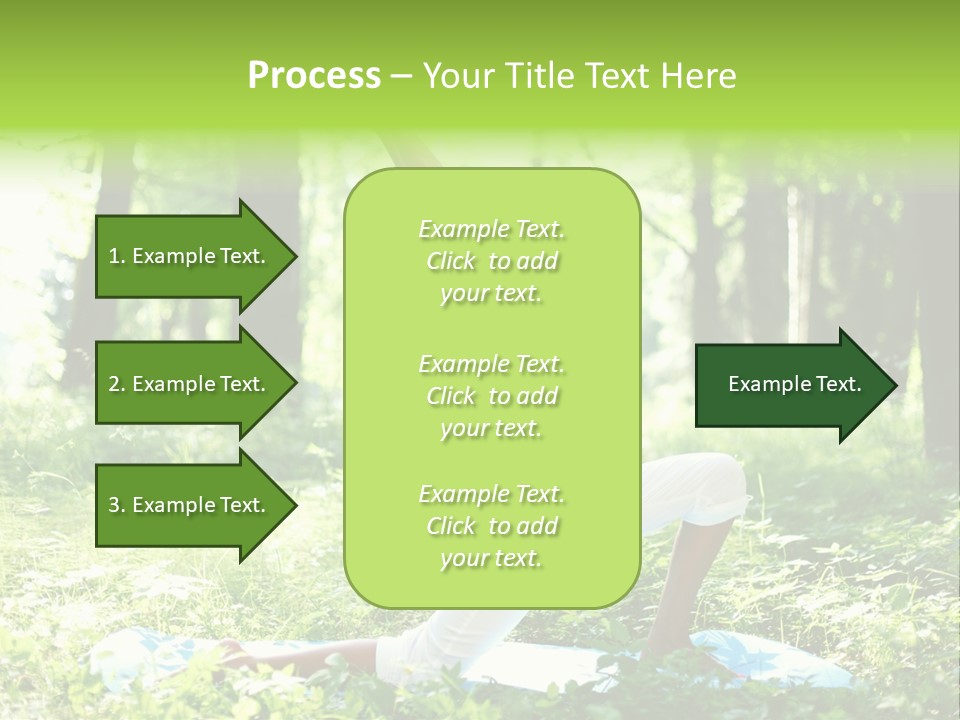 Yoga Trees Care PowerPoint Template