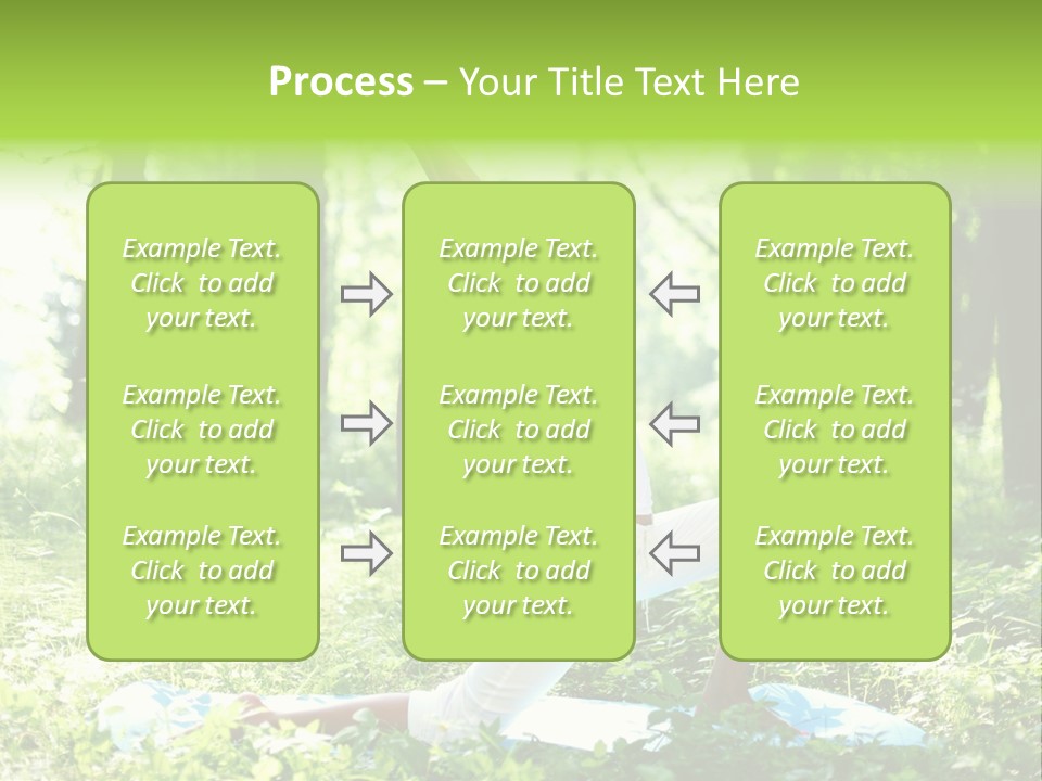 Yoga Trees Care PowerPoint Template