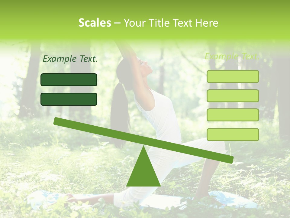 Yoga Trees Care PowerPoint Template