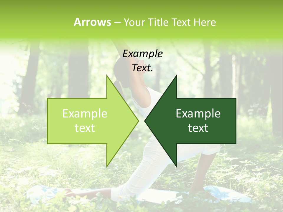 Yoga Trees Care PowerPoint Template