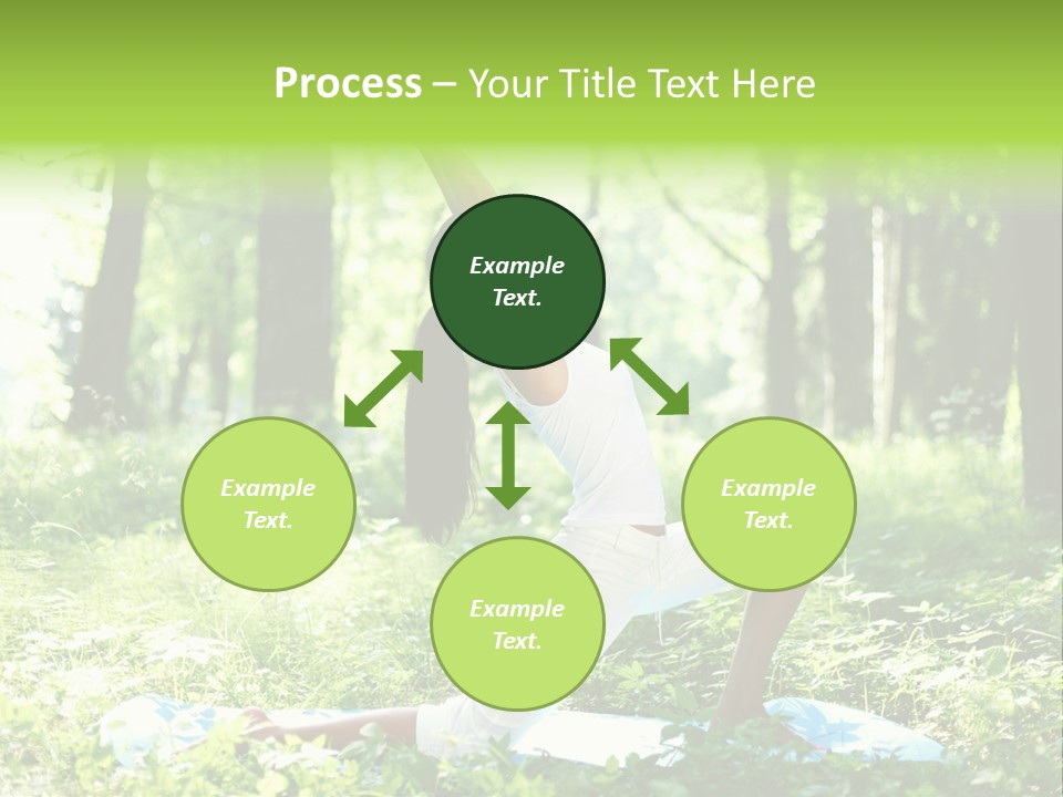 Yoga Trees Care PowerPoint Template