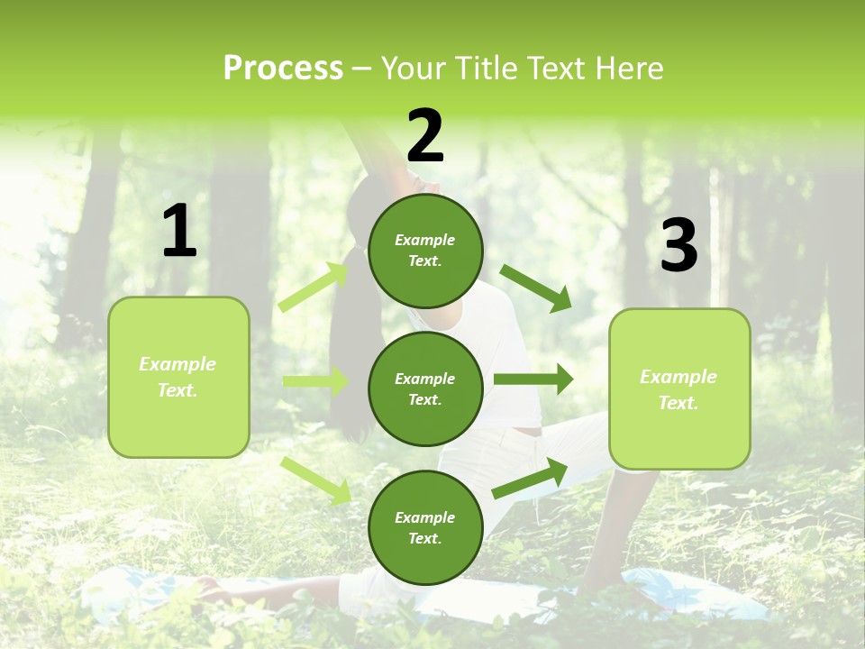 Yoga Trees Care PowerPoint Template