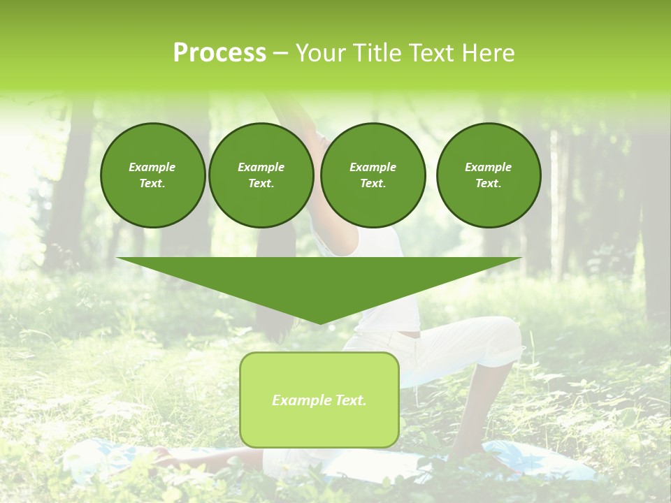 Yoga Trees Care PowerPoint Template