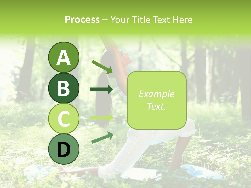 Yoga Trees Care PowerPoint Template