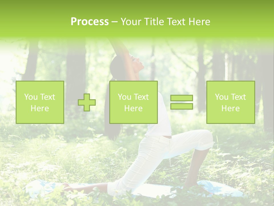 Yoga Trees Care PowerPoint Template