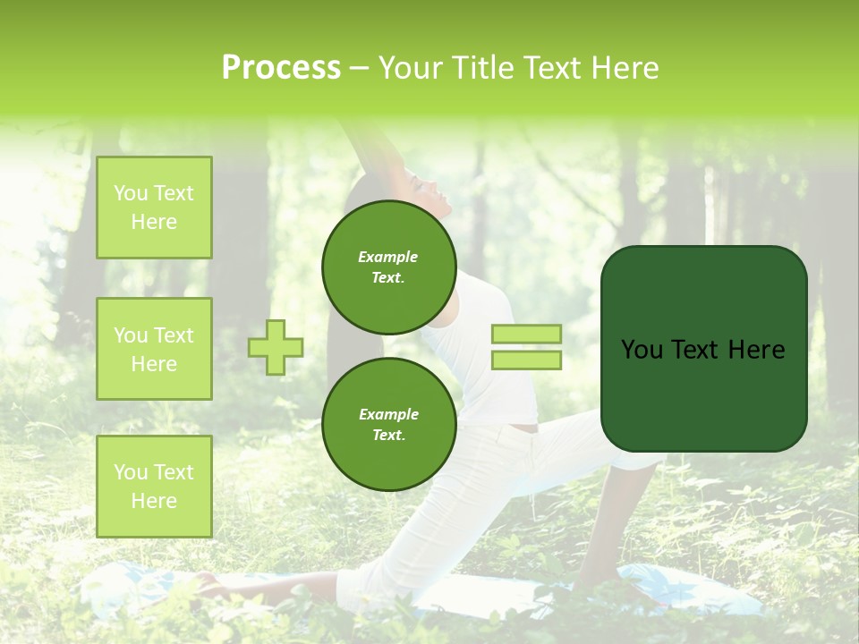 Yoga Trees Care PowerPoint Template