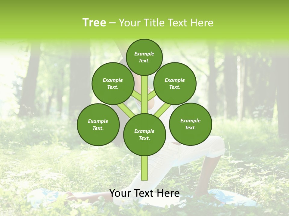 Yoga Trees Care PowerPoint Template