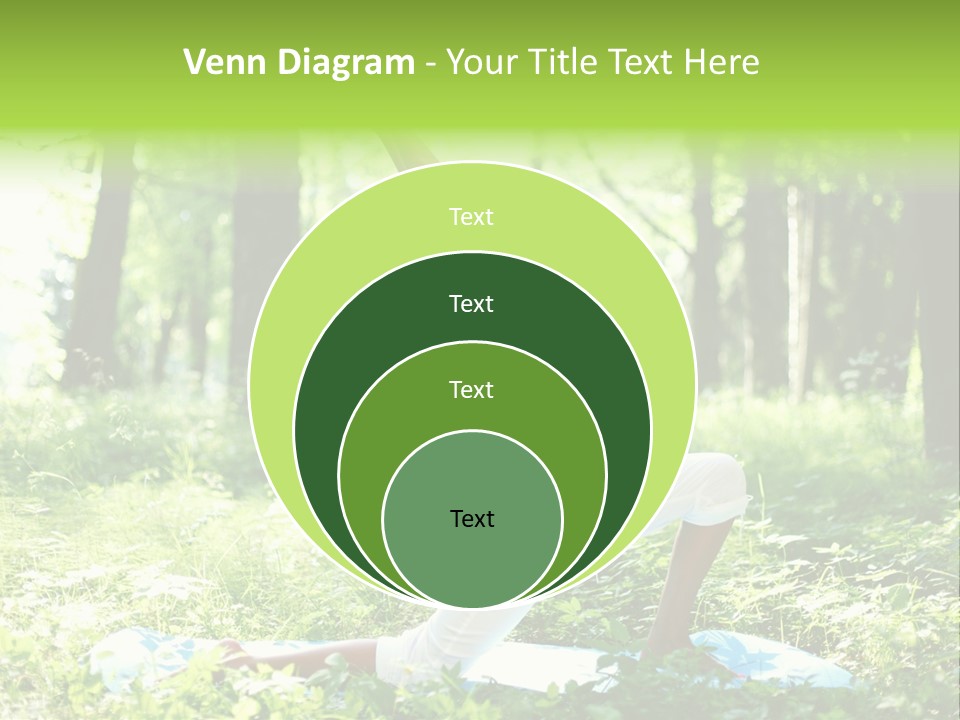 Yoga Trees Care PowerPoint Template