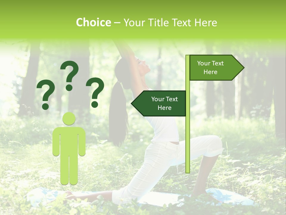 Yoga Trees Care PowerPoint Template