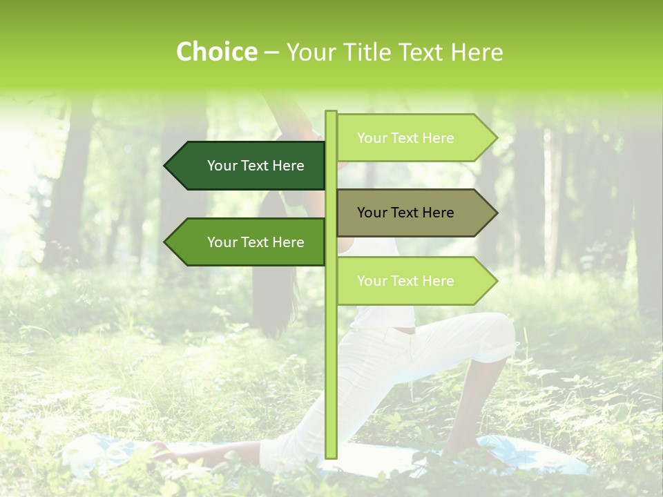 Yoga Trees Care PowerPoint Template