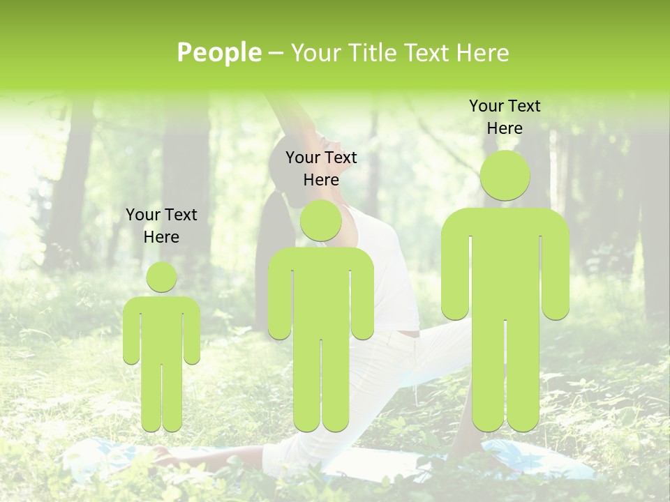 Yoga Trees Care PowerPoint Template